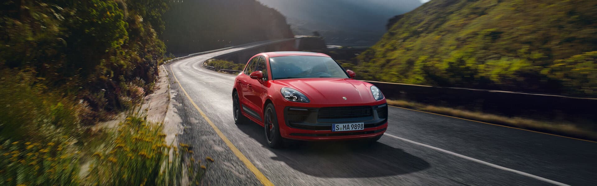 2025 Porsche Macan Among Mountains Banner