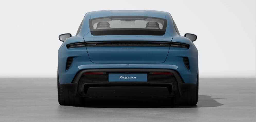 2026 Porsche Taycan Turbo S In Neptune Blue - Feature Image