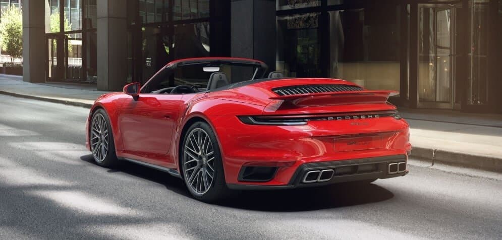 2025 Porsche 911 Turbo Cabriolet Exterior In Guards Red - Feature Image